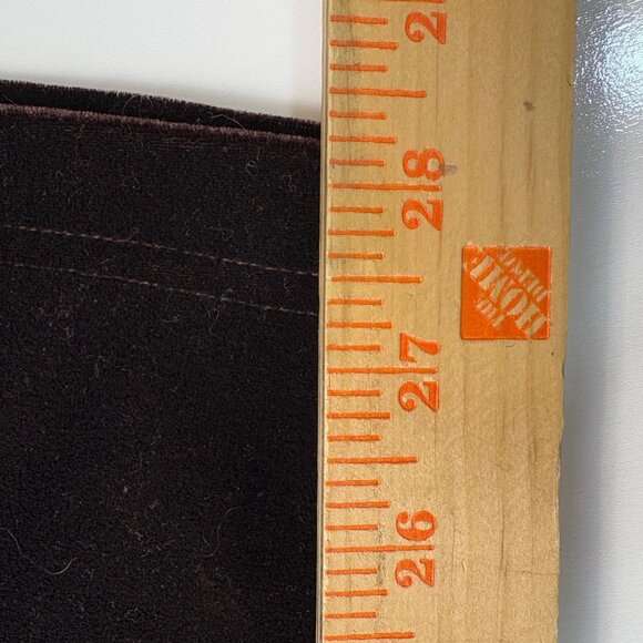 Vintage Briggs Womens 1X Brown Velvet Pants Elastic Waist Stretch Canada - Picture 8 of 8